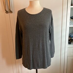 INC International Concepts gray sweater tunic